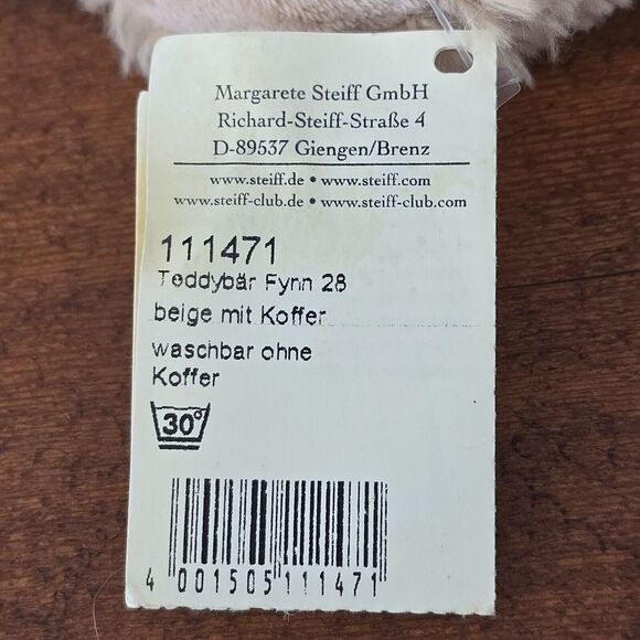 Lot of‎ 2 Steiff Bears 11" Fynn #111471 & 3" Mohair Engelchen #039874 - Picture 6 of 15